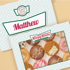 Personalised Congratulations Box Favourites Dozen