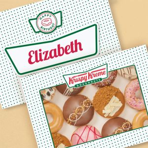 Personalised Happy Birthday Box Favourites Dozen