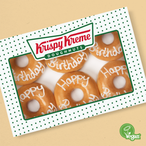 Vegan Say It With Krispy Kreme 6 Pack