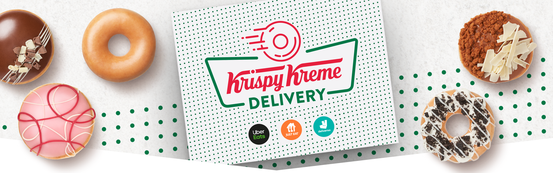 Krispy Kreme doughnuts delivered on demand