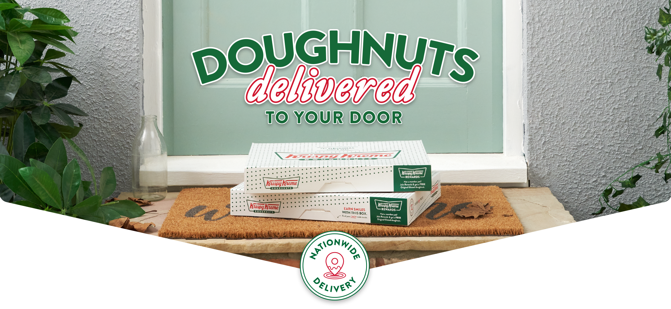 Krispy Kreme doughnuts delivered to your door
